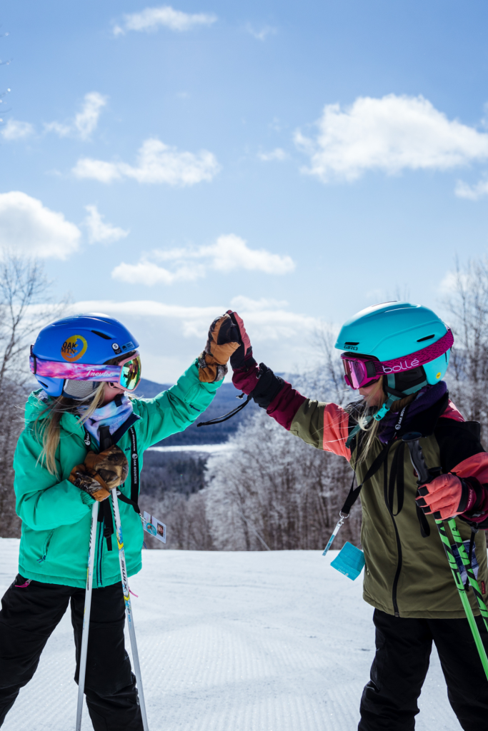 High fives at Oak Mountain.
